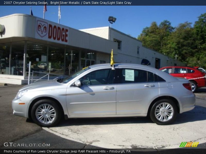 Bright Silver Metallic / Dark Slate Gray/Light Slate Gray 2007 Chrysler Sebring Sedan