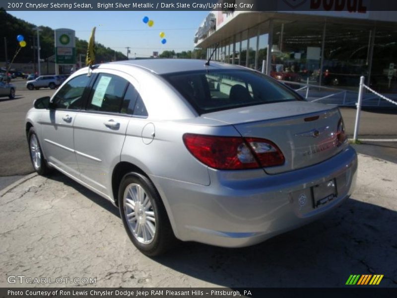 Bright Silver Metallic / Dark Slate Gray/Light Slate Gray 2007 Chrysler Sebring Sedan