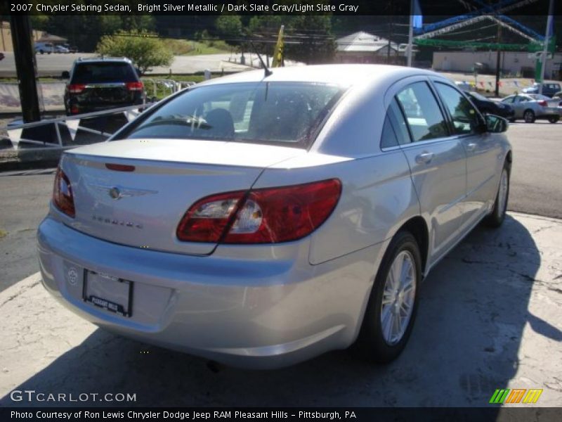 Bright Silver Metallic / Dark Slate Gray/Light Slate Gray 2007 Chrysler Sebring Sedan