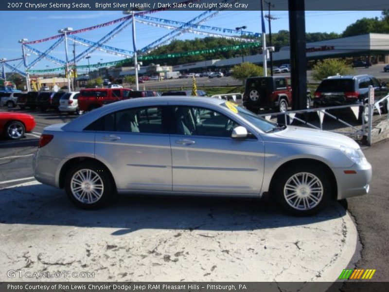 Bright Silver Metallic / Dark Slate Gray/Light Slate Gray 2007 Chrysler Sebring Sedan