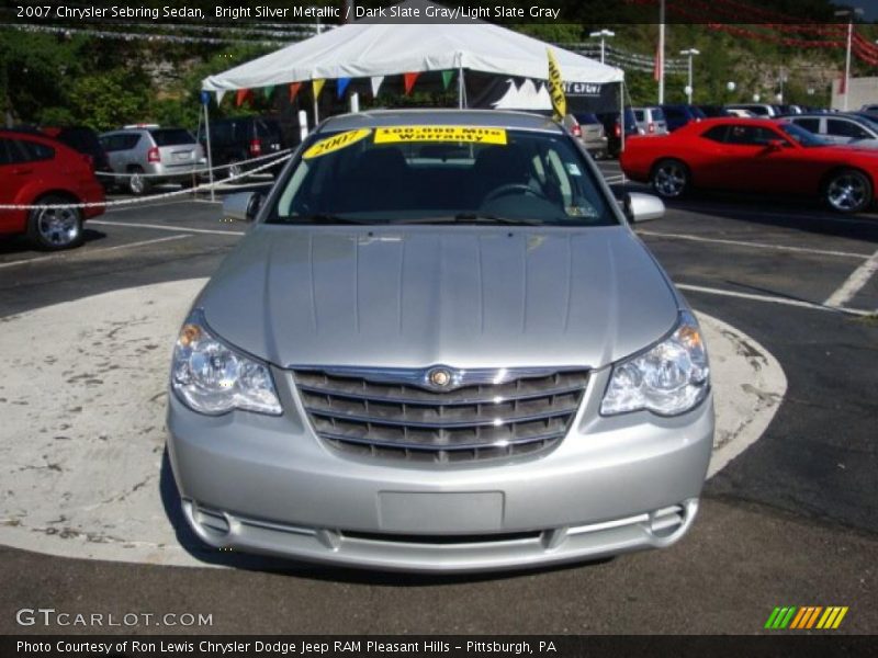 Bright Silver Metallic / Dark Slate Gray/Light Slate Gray 2007 Chrysler Sebring Sedan