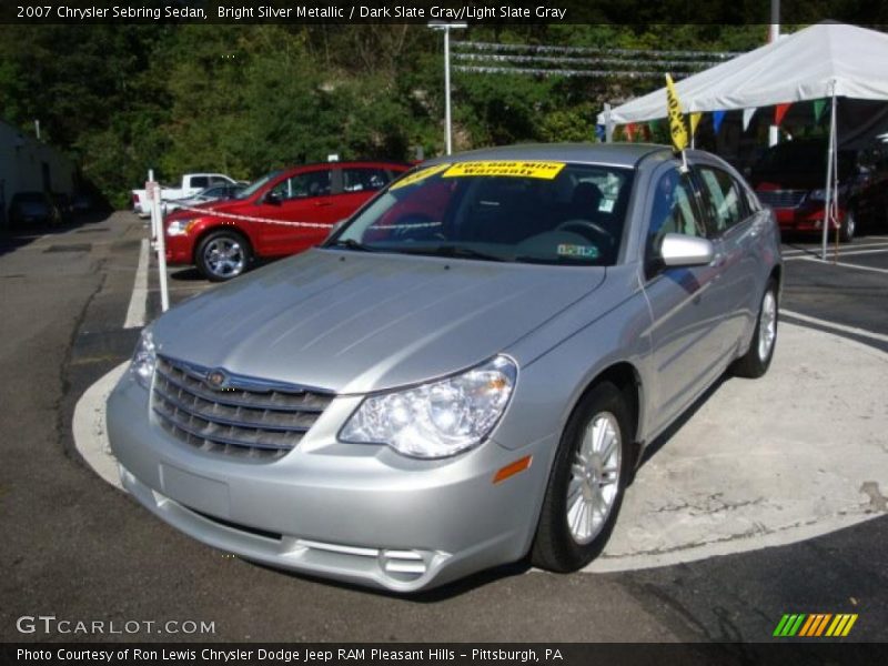 Bright Silver Metallic / Dark Slate Gray/Light Slate Gray 2007 Chrysler Sebring Sedan