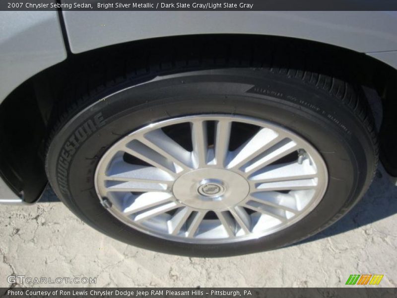 Bright Silver Metallic / Dark Slate Gray/Light Slate Gray 2007 Chrysler Sebring Sedan