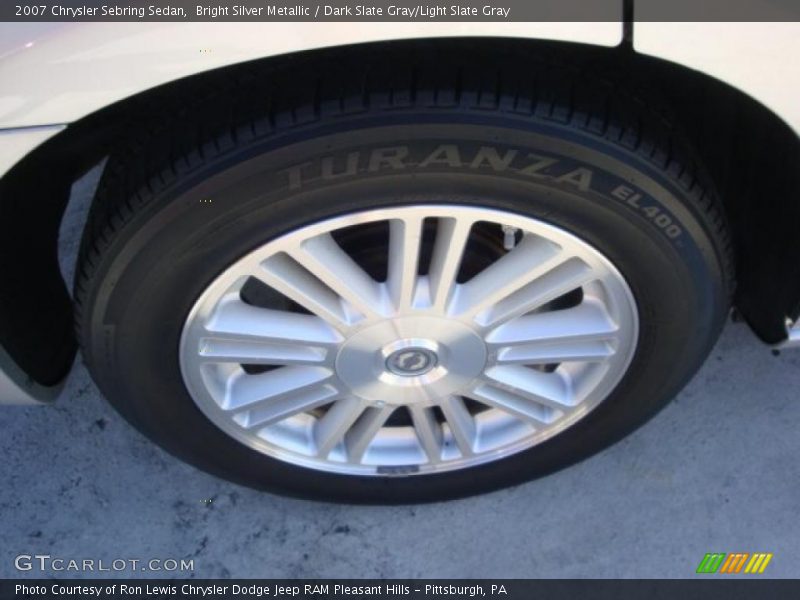 Bright Silver Metallic / Dark Slate Gray/Light Slate Gray 2007 Chrysler Sebring Sedan