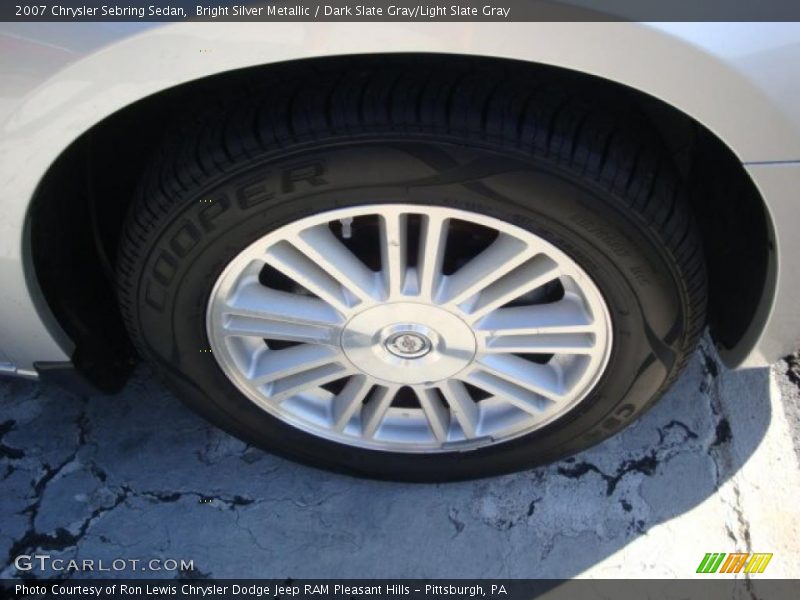 Bright Silver Metallic / Dark Slate Gray/Light Slate Gray 2007 Chrysler Sebring Sedan