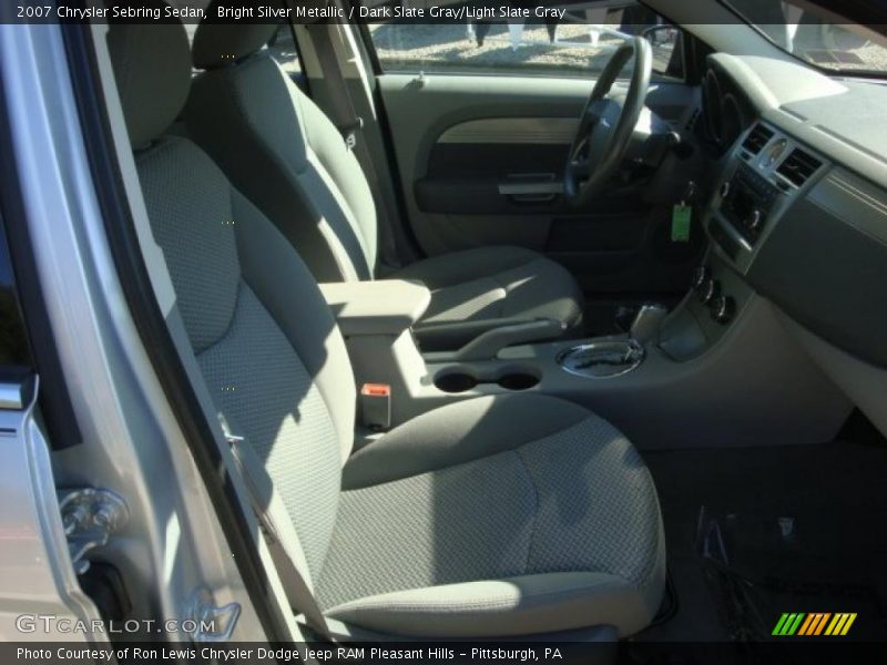 Bright Silver Metallic / Dark Slate Gray/Light Slate Gray 2007 Chrysler Sebring Sedan