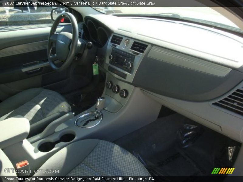 Bright Silver Metallic / Dark Slate Gray/Light Slate Gray 2007 Chrysler Sebring Sedan