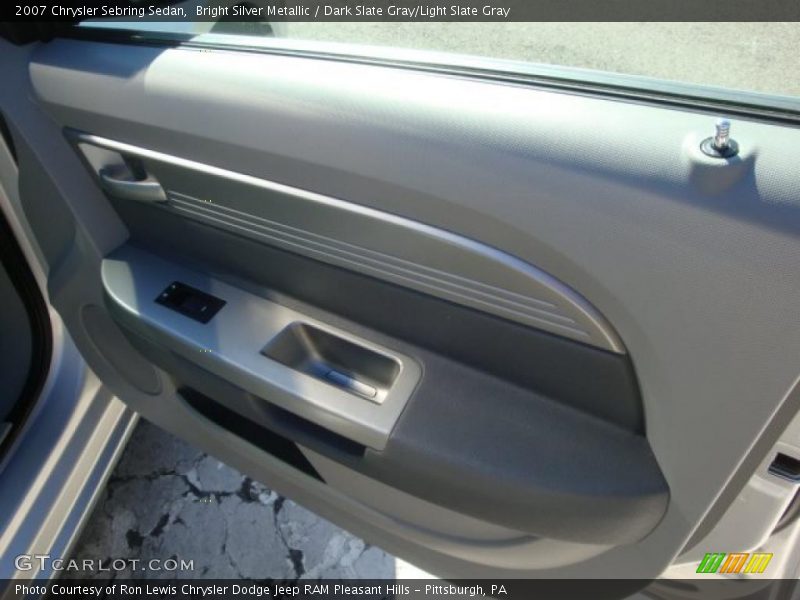 Bright Silver Metallic / Dark Slate Gray/Light Slate Gray 2007 Chrysler Sebring Sedan