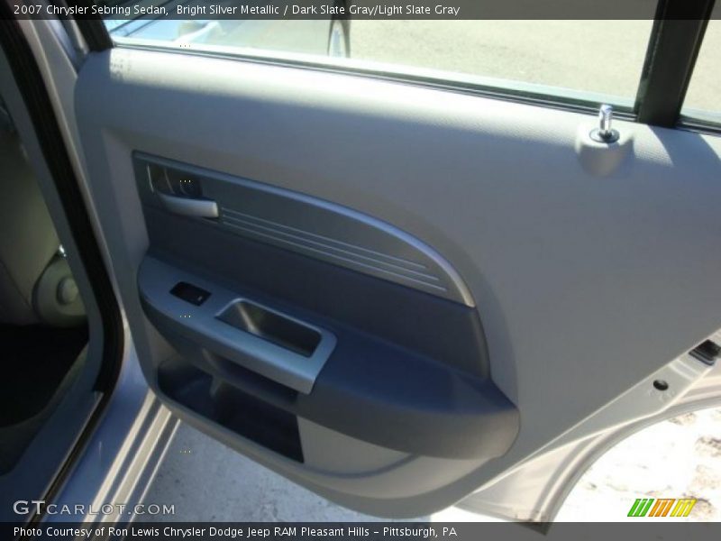 Bright Silver Metallic / Dark Slate Gray/Light Slate Gray 2007 Chrysler Sebring Sedan