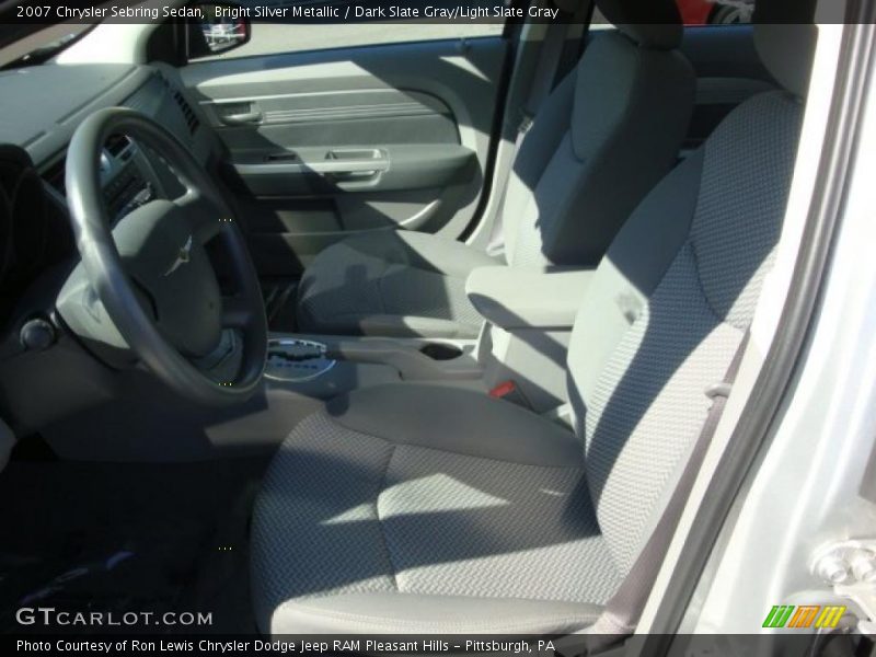 Bright Silver Metallic / Dark Slate Gray/Light Slate Gray 2007 Chrysler Sebring Sedan