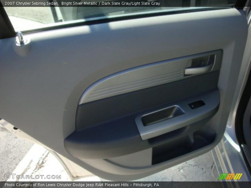 Bright Silver Metallic / Dark Slate Gray/Light Slate Gray 2007 Chrysler Sebring Sedan