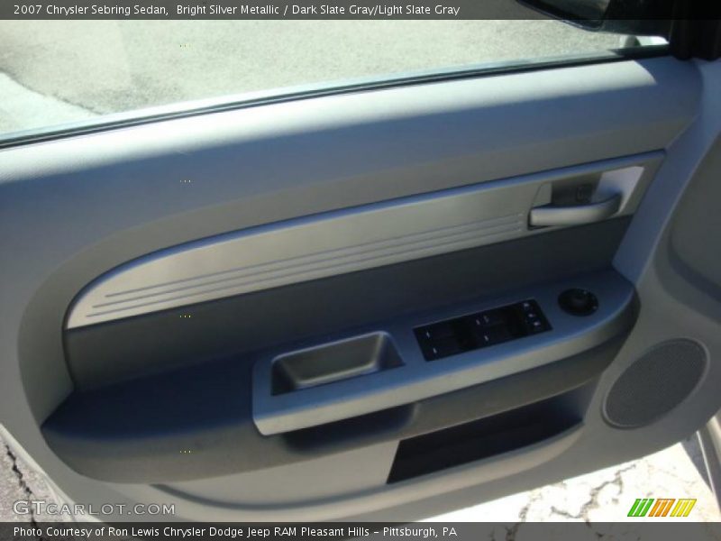 Bright Silver Metallic / Dark Slate Gray/Light Slate Gray 2007 Chrysler Sebring Sedan