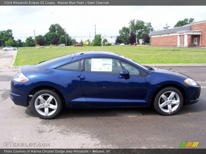 Maizen Blue Pearl / Dark Charcoal 2009 Mitsubishi Eclipse GS Coupe