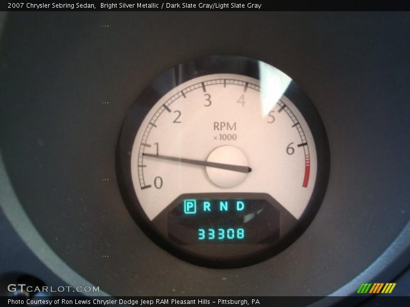 Bright Silver Metallic / Dark Slate Gray/Light Slate Gray 2007 Chrysler Sebring Sedan