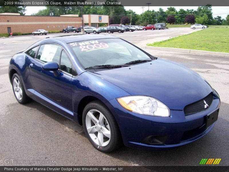 Maizen Blue Pearl / Dark Charcoal 2009 Mitsubishi Eclipse GS Coupe