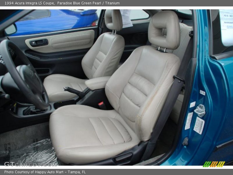 Paradise Blue Green Pearl / Titanium 1994 Acura Integra LS Coupe