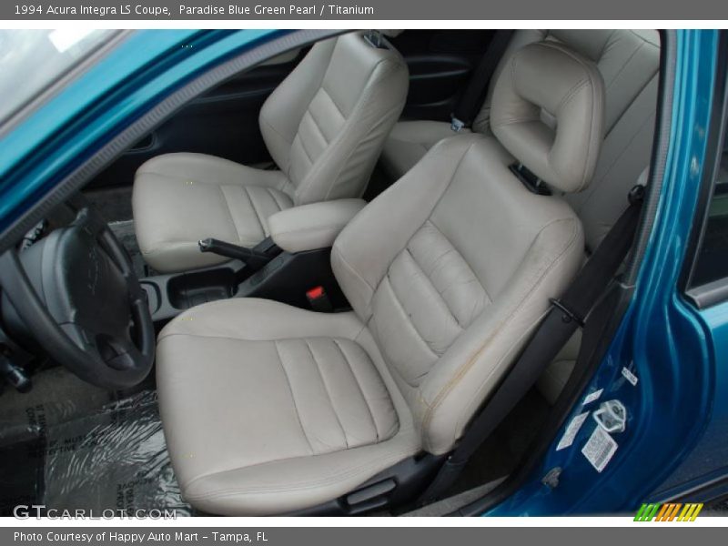 Paradise Blue Green Pearl / Titanium 1994 Acura Integra LS Coupe