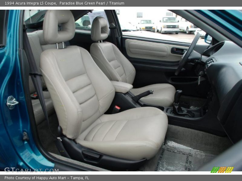 Paradise Blue Green Pearl / Titanium 1994 Acura Integra LS Coupe