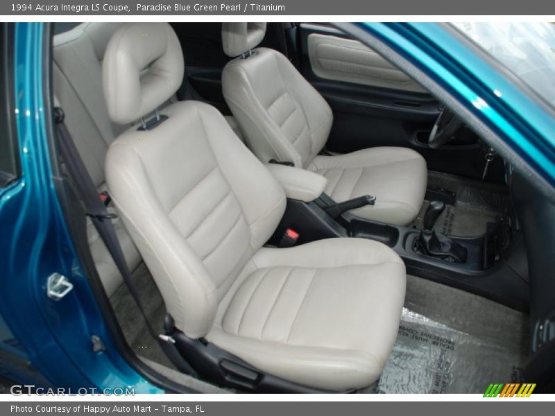 Paradise Blue Green Pearl / Titanium 1994 Acura Integra LS Coupe