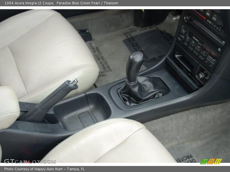 Paradise Blue Green Pearl / Titanium 1994 Acura Integra LS Coupe