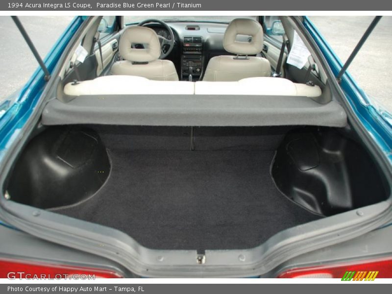Paradise Blue Green Pearl / Titanium 1994 Acura Integra LS Coupe