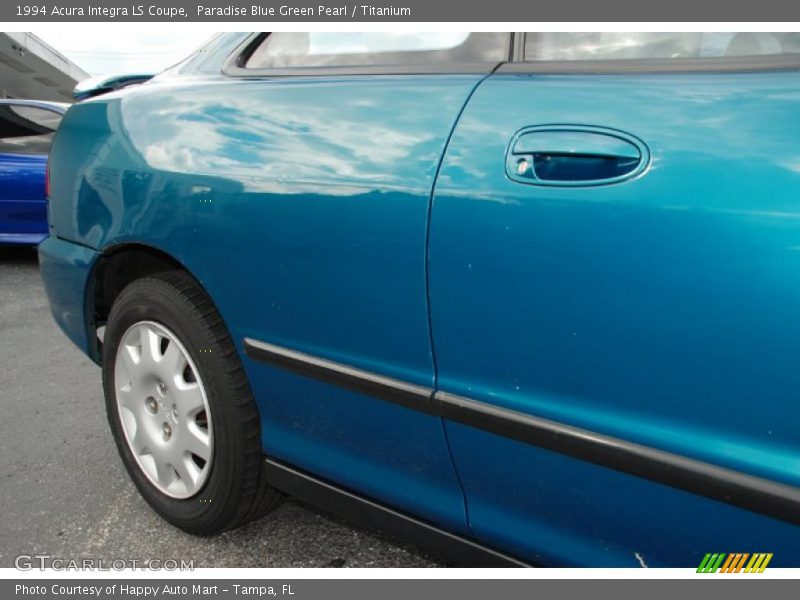 Paradise Blue Green Pearl / Titanium 1994 Acura Integra LS Coupe