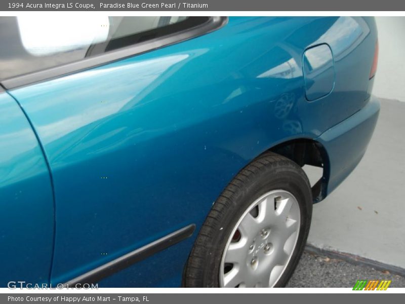 Paradise Blue Green Pearl / Titanium 1994 Acura Integra LS Coupe