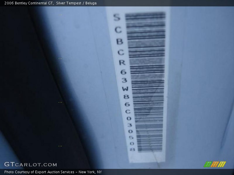 Silver Tempest / Beluga 2006 Bentley Continental GT