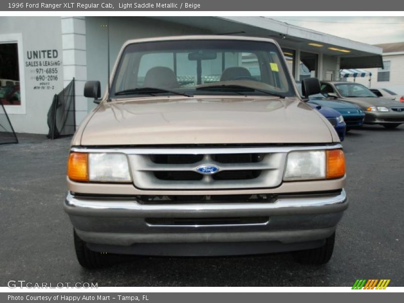 Light Saddle Metallic / Beige 1996 Ford Ranger XLT Regular Cab