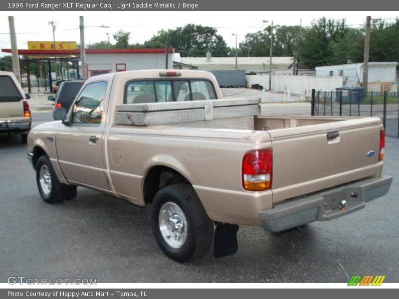 Light Saddle Metallic / Beige 1996 Ford Ranger XLT Regular Cab