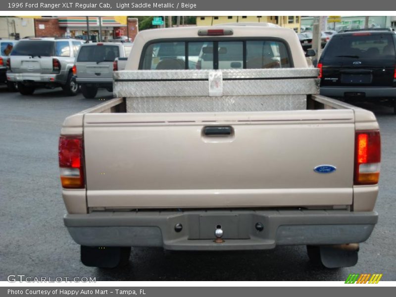 Light Saddle Metallic / Beige 1996 Ford Ranger XLT Regular Cab