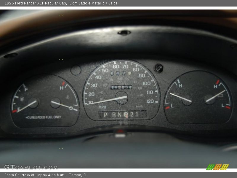 Light Saddle Metallic / Beige 1996 Ford Ranger XLT Regular Cab