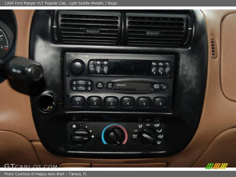 Light Saddle Metallic / Beige 1996 Ford Ranger XLT Regular Cab