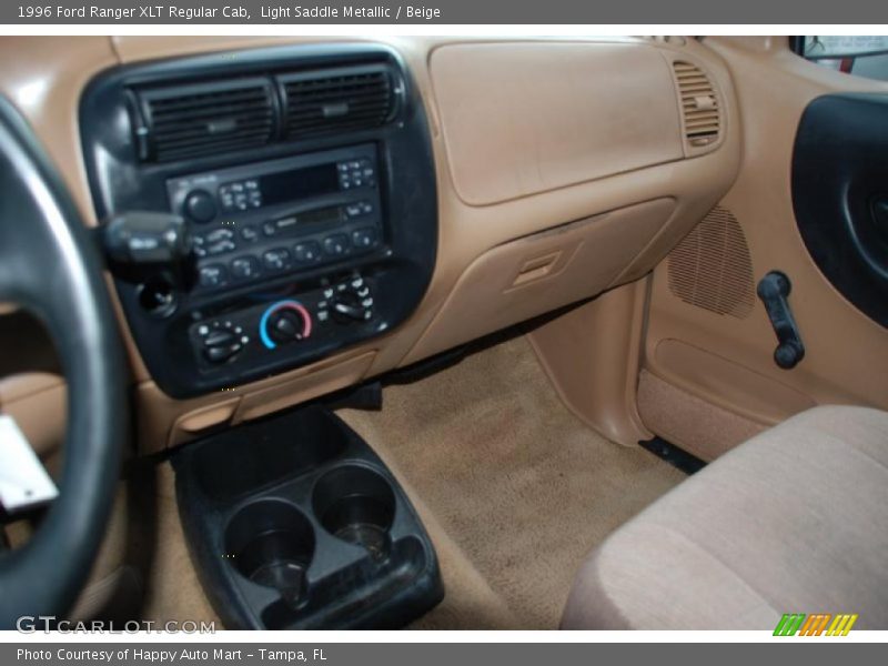 Light Saddle Metallic / Beige 1996 Ford Ranger XLT Regular Cab