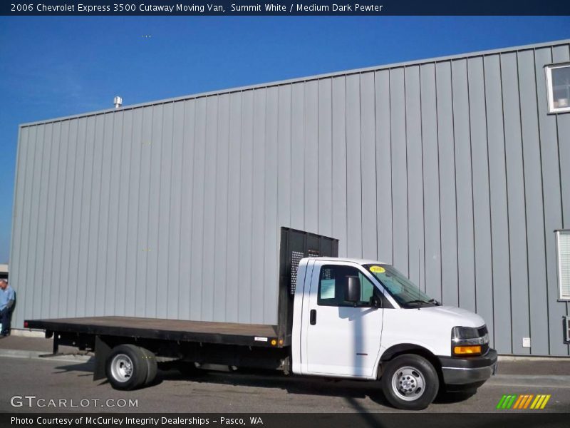 Summit White / Medium Dark Pewter 2006 Chevrolet Express 3500 Cutaway Moving Van