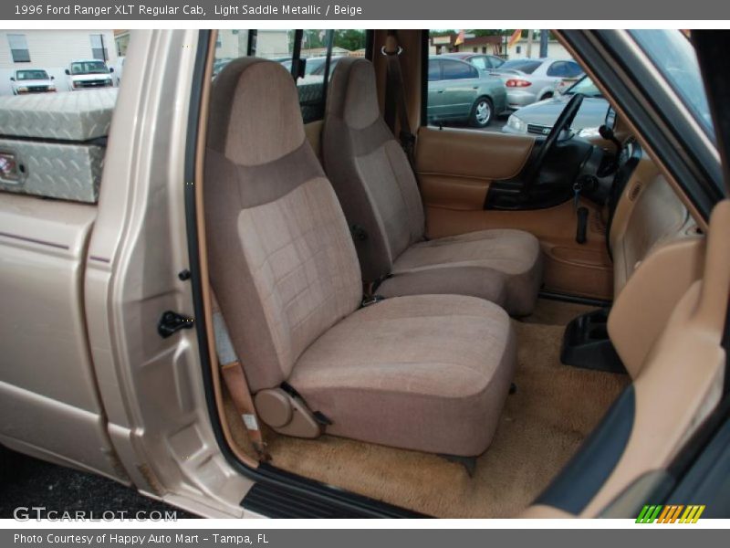 Light Saddle Metallic / Beige 1996 Ford Ranger XLT Regular Cab