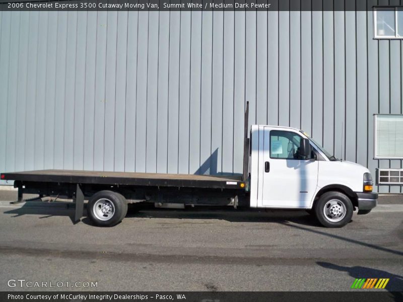 Summit White / Medium Dark Pewter 2006 Chevrolet Express 3500 Cutaway Moving Van