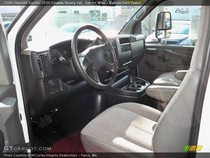 Summit White / Medium Dark Pewter 2006 Chevrolet Express 3500 Cutaway Moving Van