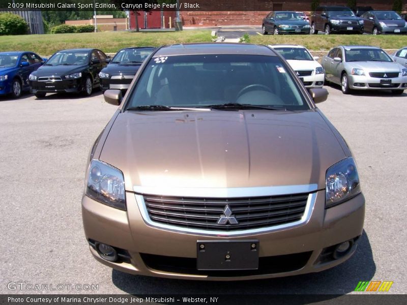 Canyon Beige Pearl / Black 2009 Mitsubishi Galant Sport Edition