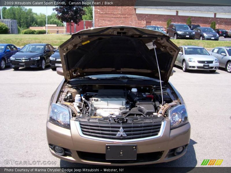 Canyon Beige Pearl / Black 2009 Mitsubishi Galant Sport Edition