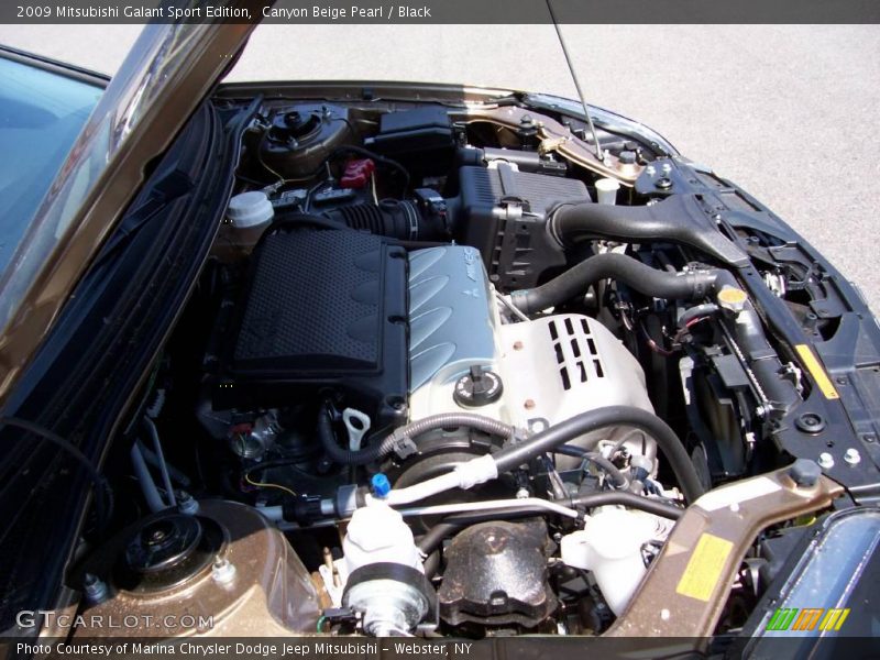 Canyon Beige Pearl / Black 2009 Mitsubishi Galant Sport Edition