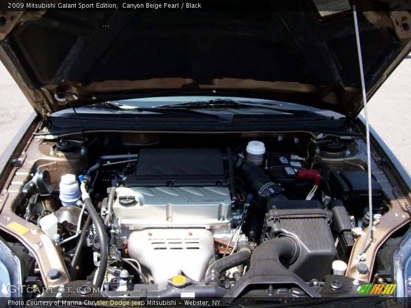 Canyon Beige Pearl / Black 2009 Mitsubishi Galant Sport Edition