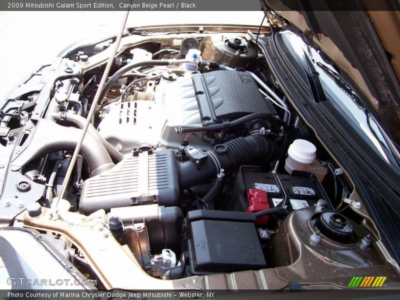 Canyon Beige Pearl / Black 2009 Mitsubishi Galant Sport Edition
