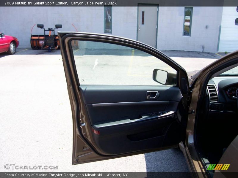 Canyon Beige Pearl / Black 2009 Mitsubishi Galant Sport Edition