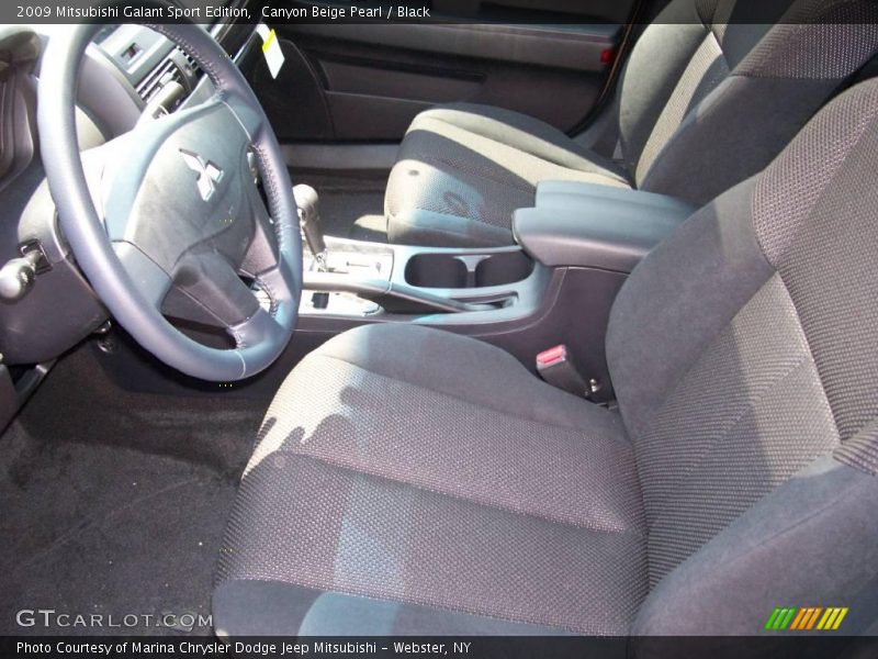 Canyon Beige Pearl / Black 2009 Mitsubishi Galant Sport Edition