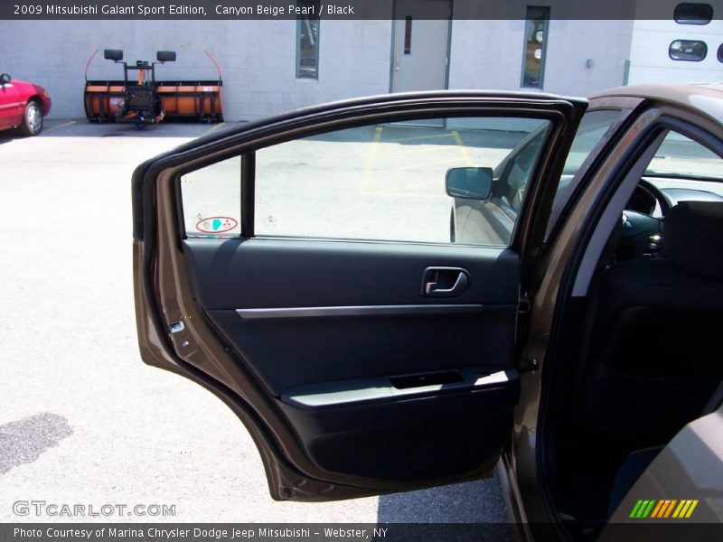 Canyon Beige Pearl / Black 2009 Mitsubishi Galant Sport Edition