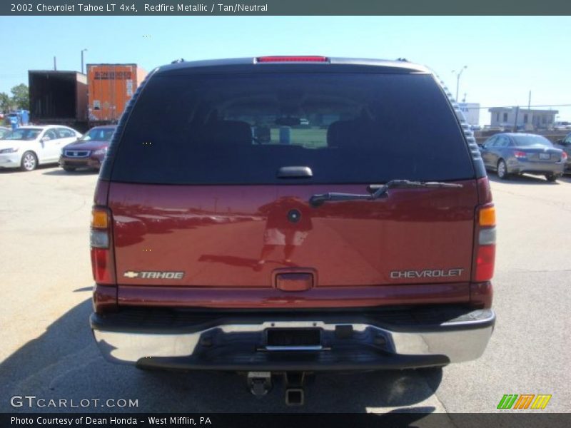 Redfire Metallic / Tan/Neutral 2002 Chevrolet Tahoe LT 4x4