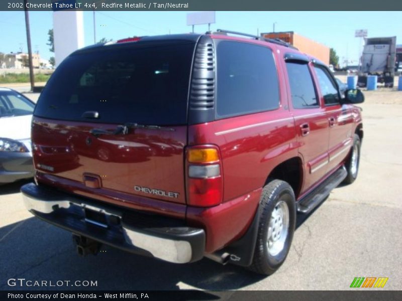Redfire Metallic / Tan/Neutral 2002 Chevrolet Tahoe LT 4x4