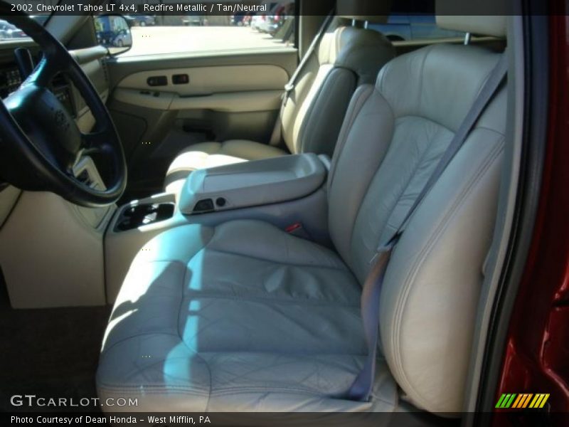 Redfire Metallic / Tan/Neutral 2002 Chevrolet Tahoe LT 4x4