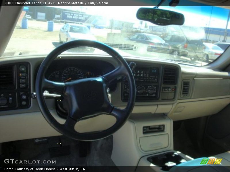 Redfire Metallic / Tan/Neutral 2002 Chevrolet Tahoe LT 4x4